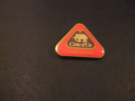 Côte d'Or chocolademerk ( ontstaan in België in 1883) olifant in het logo staat voor de kracht van het merk
